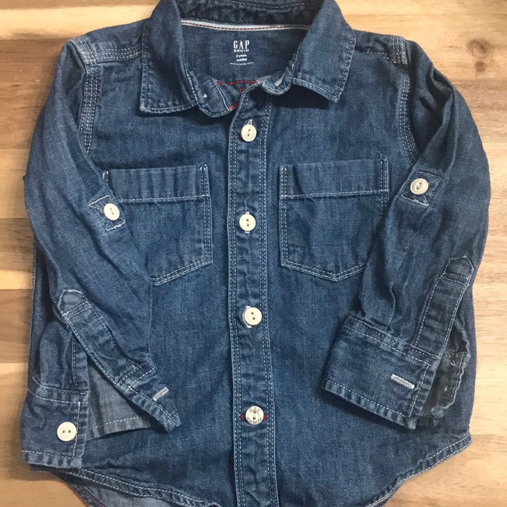 Gap Denim Button Up (2T)